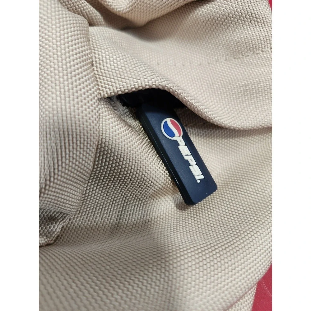 Vintage Pepsi Cola Co Travel Duffle Bag Retro Branded Merch Zipper Gym Carry All
